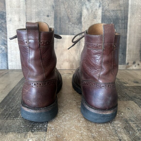 Frye Earl 3484138 Wingtip Ankle Lace Up Boots Mens 11.5 D main image 7
